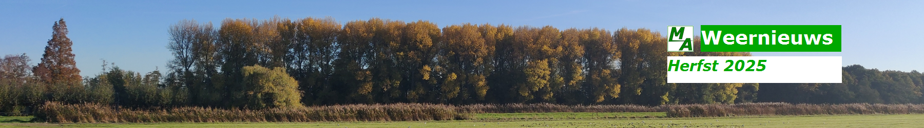 Meteo Alblasserdam header banner herfst 2025
