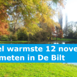 Officieel warmste 12 november ooit gemeten in De Bilt