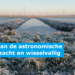 De start van de astronomische winter is zacht en wisselvallig