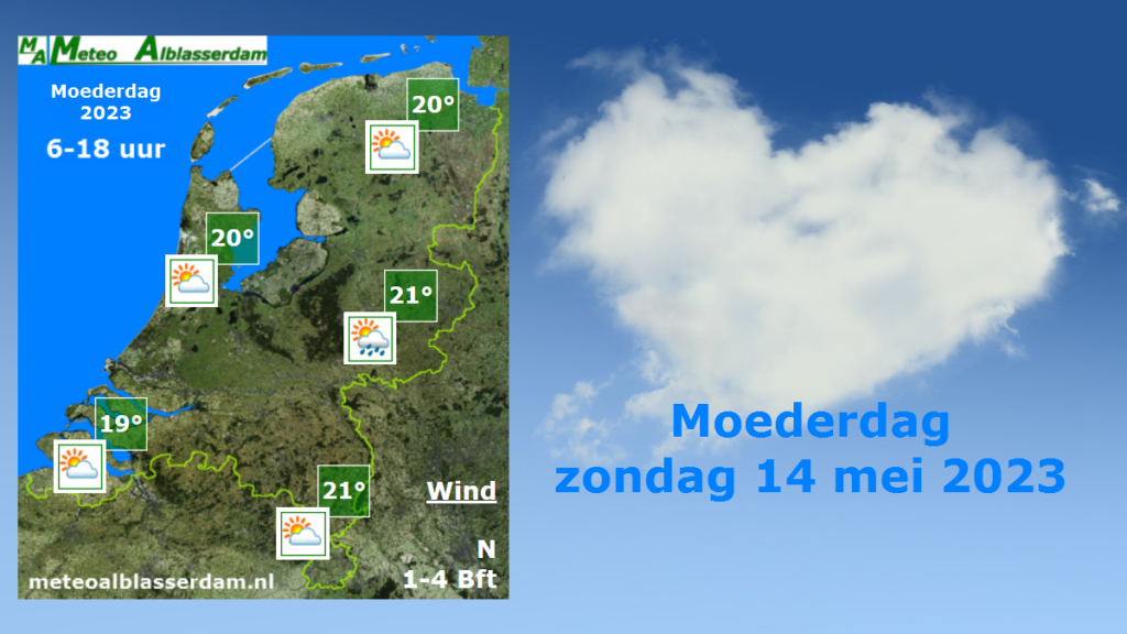 Prima lenteweer tijdens Moederdag 2023