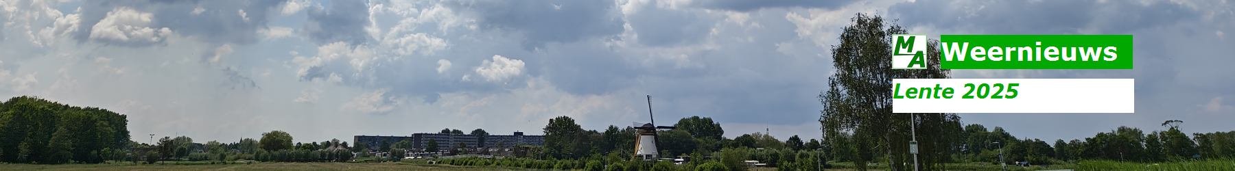 Meteo Alblasserdam header banner lente 2025