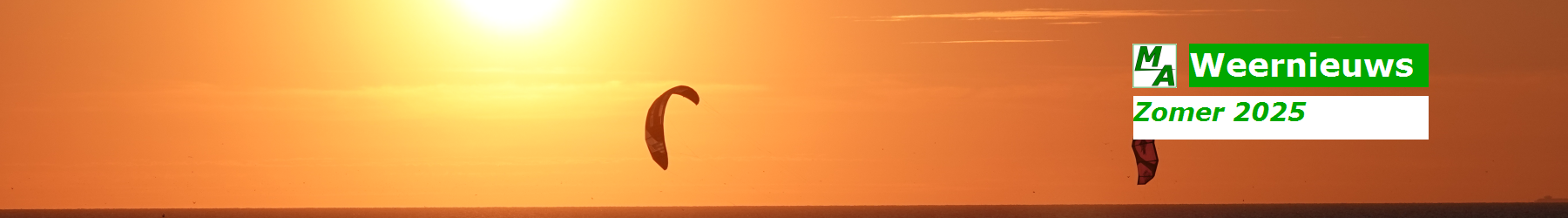 Meteo Alblasserdam header banner zomer 2025