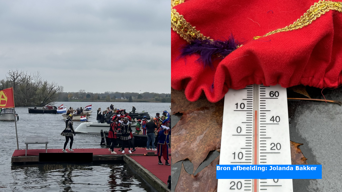 Intocht Sint zaterdag somber en waterkoud, komende week af en toe winterse speldenprikjes