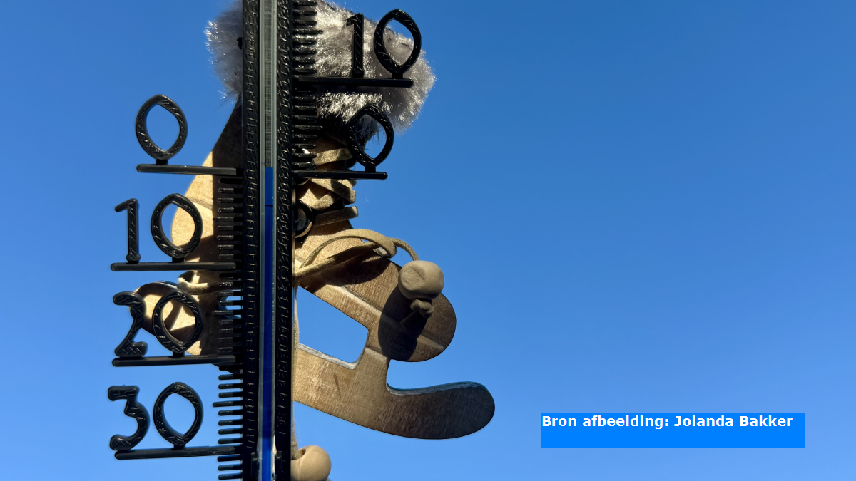 Eerste ijsdag gemeten van deze winter op eerste kerstdag