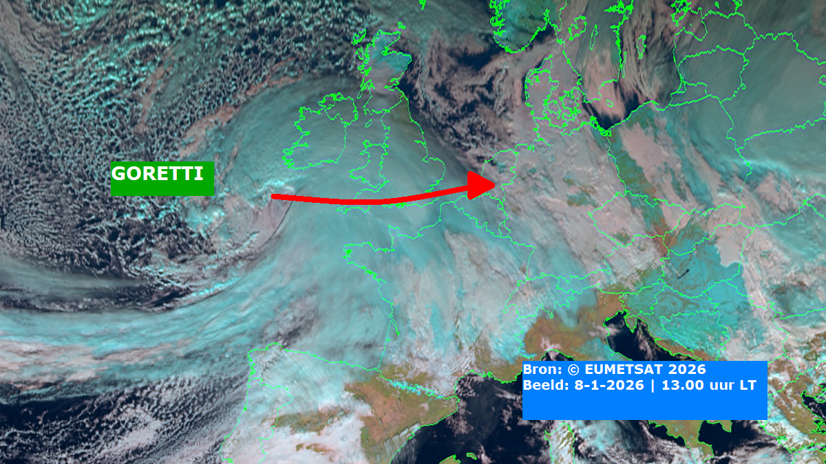 Storm Goretti zorgt vrijdag voor nieuwe sneeuwlaag in het noord(oost)en, code oranje van kracht